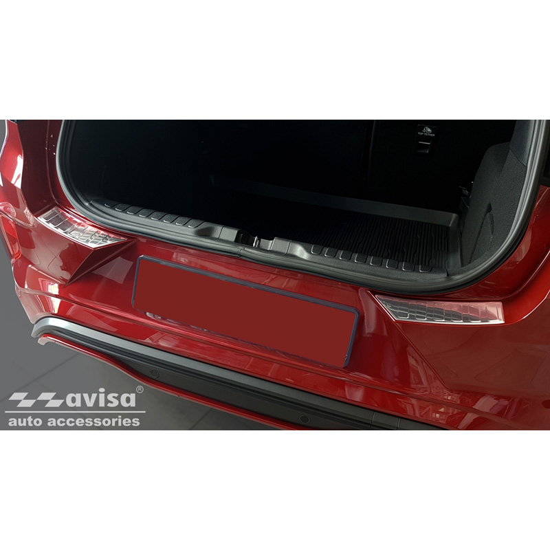 RVS Achterbumperprotector  Ford Puma 2019- 'Ribs' (2-delig)