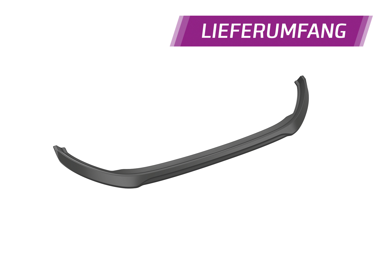 Voorspoiler Fiat 500 CSR Glans Zwart