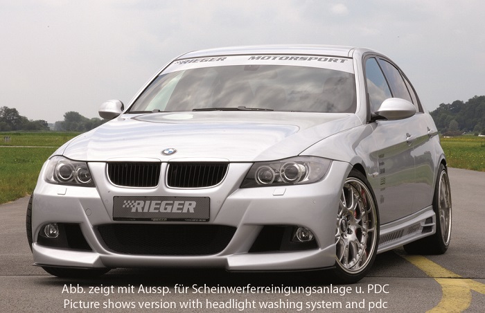 Frontbumper BMW E90 met ABE Rieger