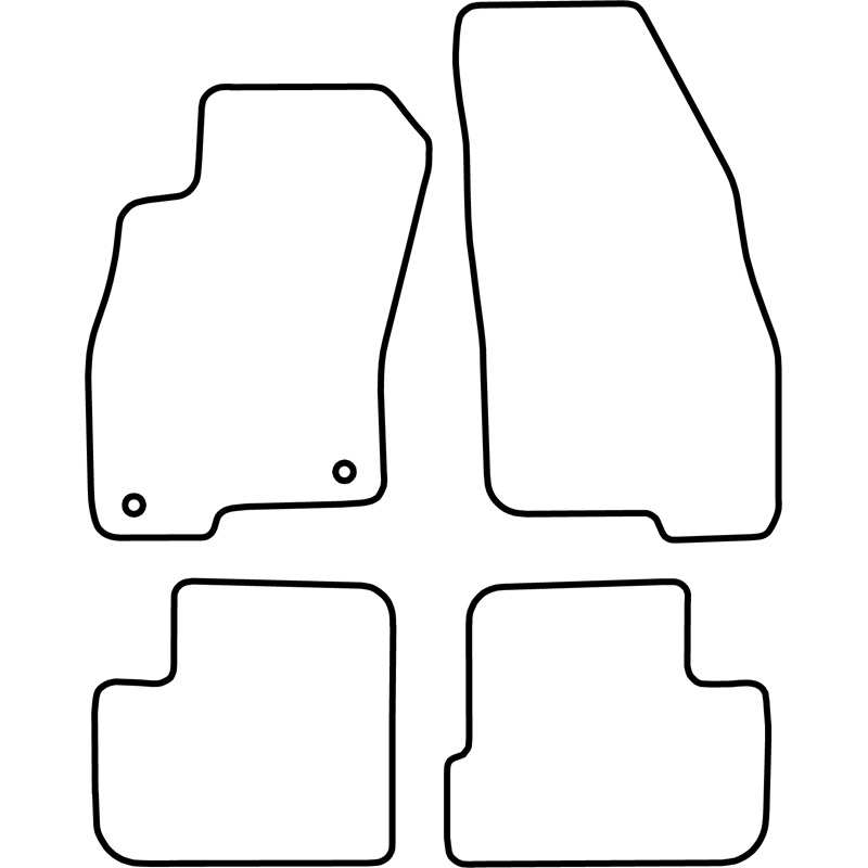 Automatten  Fiat Grande Punto 2005-2011