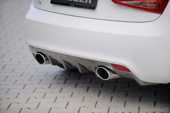 Rieger Achterbumper Diffusor Audi A1 8X 2010-2014 Carbon