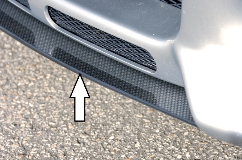 Spoilerzwaard Carboon-look voor Voorbumper Audi A4 8E Nieuw Desi