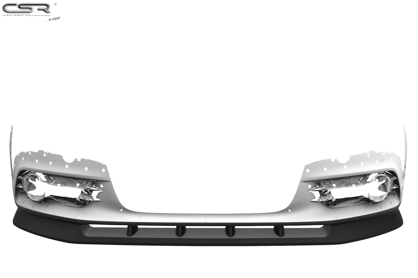 Voorspoiler Audi A6 C7 4G Mat Zwart