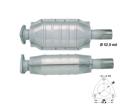 Fiat BRAVA 1.6i 16V 1581 cc 66 Kw / 90 cv 182A6.000 Magnaflow CA