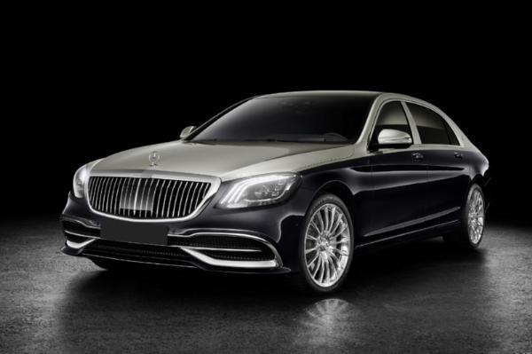 Grill Mercedes W222 Vertical Design Chroom