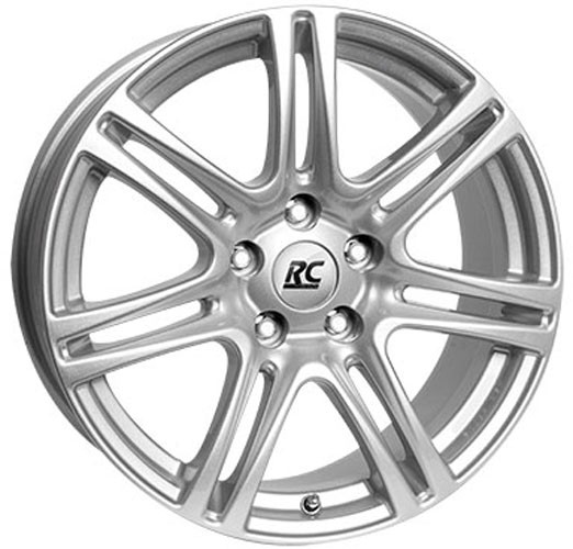 RC Design RC28 7x16 5x114,3 ET45 zilver Velgen