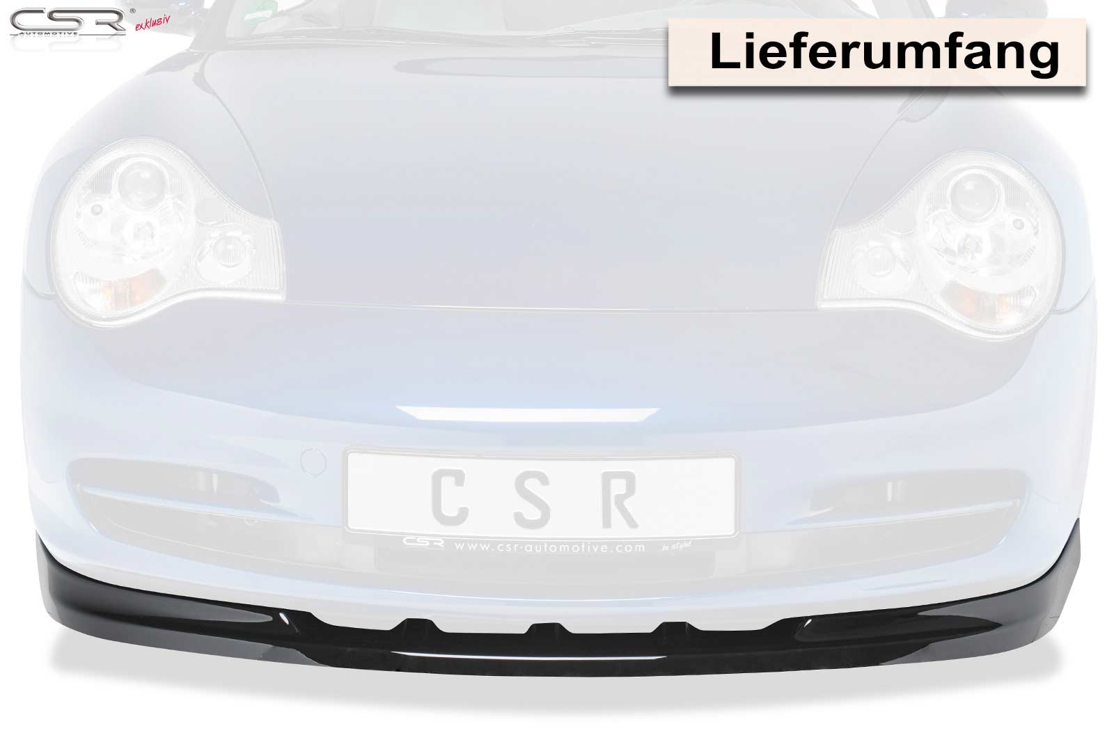 Voorspoiler Porsche 911/996 2002-2006 (Facelift)