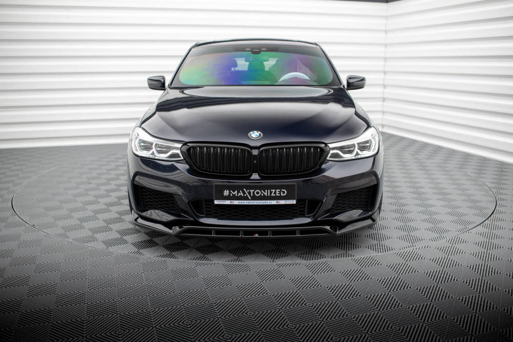Voorspoiler BMW 6 GT M-Pakket G32 2017 - 2020 Maxton Glans Zwart