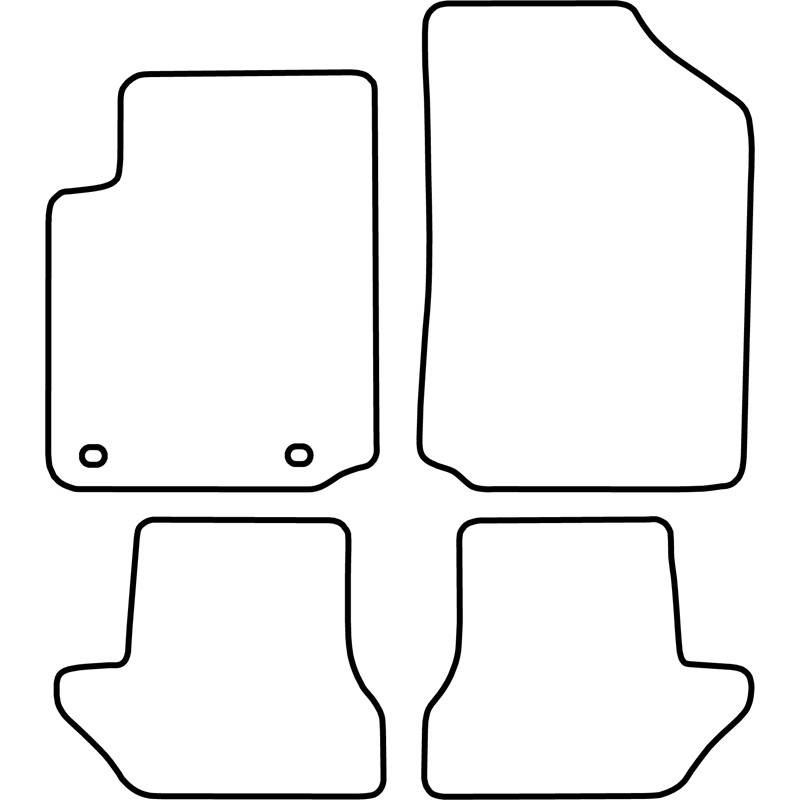 Automatten  Citroen C3 Puriel 2005-