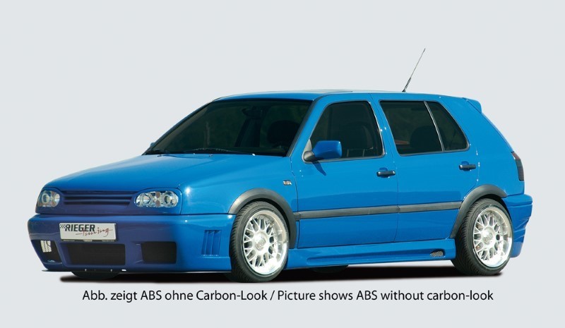 Zijskirts VW Golf IV ABS Carbon-look Rieger