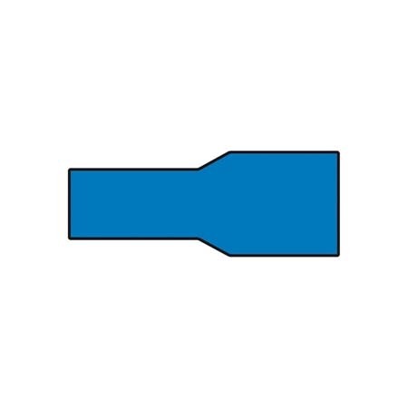 Kabelverbinders 1542 blauw 10st