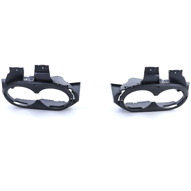 Diffuser Mercedes CLA C118 glans zwart met Sierstukken zwart