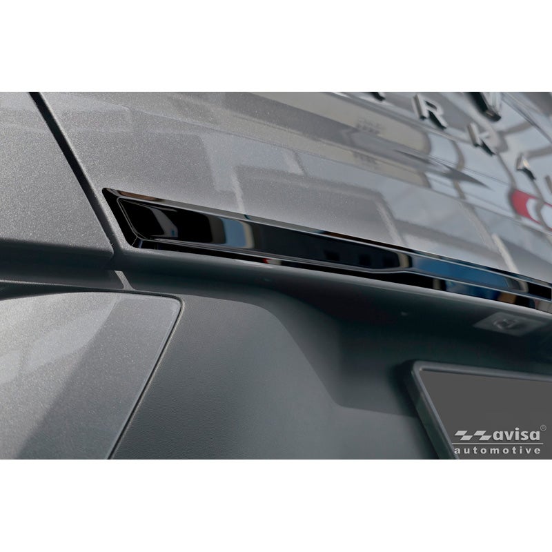 Avisa Schwarz Chrom Edelstahl Heckklappenzierleiste passend für Renault Arkana 2020-