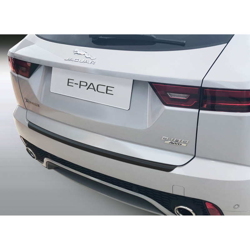 ABS Rear bumper protector  Jaguar E-Pace 9/2017- Black