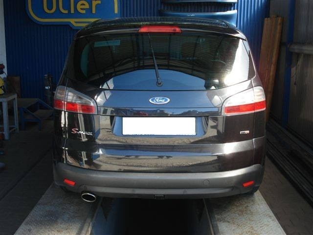 Muffler Ford S-max 2006-2013 RVS eindstuk 120x80mm Ovaal