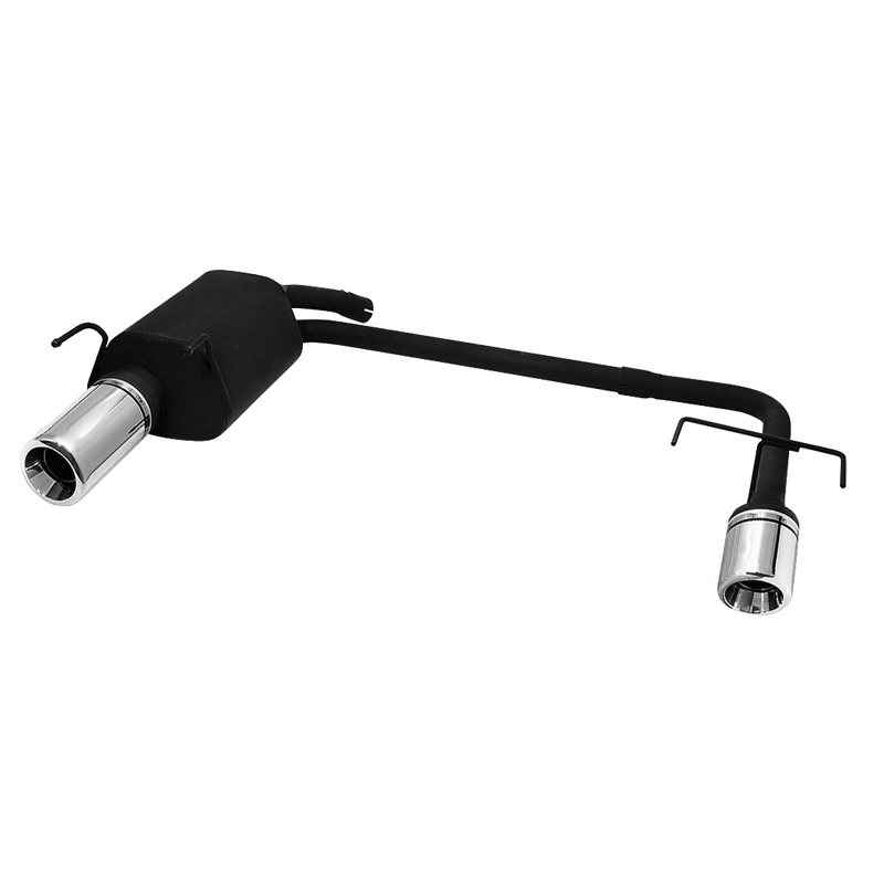 Double sport exhaust  Opel Vectra C Sedan 1.6 16V 74kW/1.8 16V 81/90kW/2.2 16V 108kW/2.0DTi 74kW/2.2DTi 86/92kW 2002-2008 (without recess in bumper) 100mm