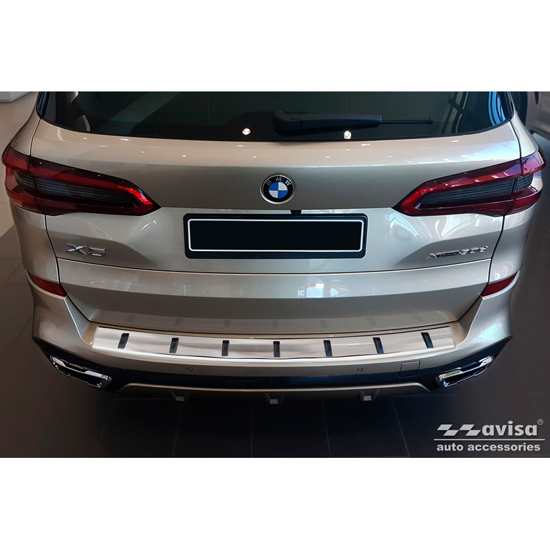RVS Achterbumperprotector  BMW X5 (G05) M-Sport 2018- 'STRONG EDITION'
