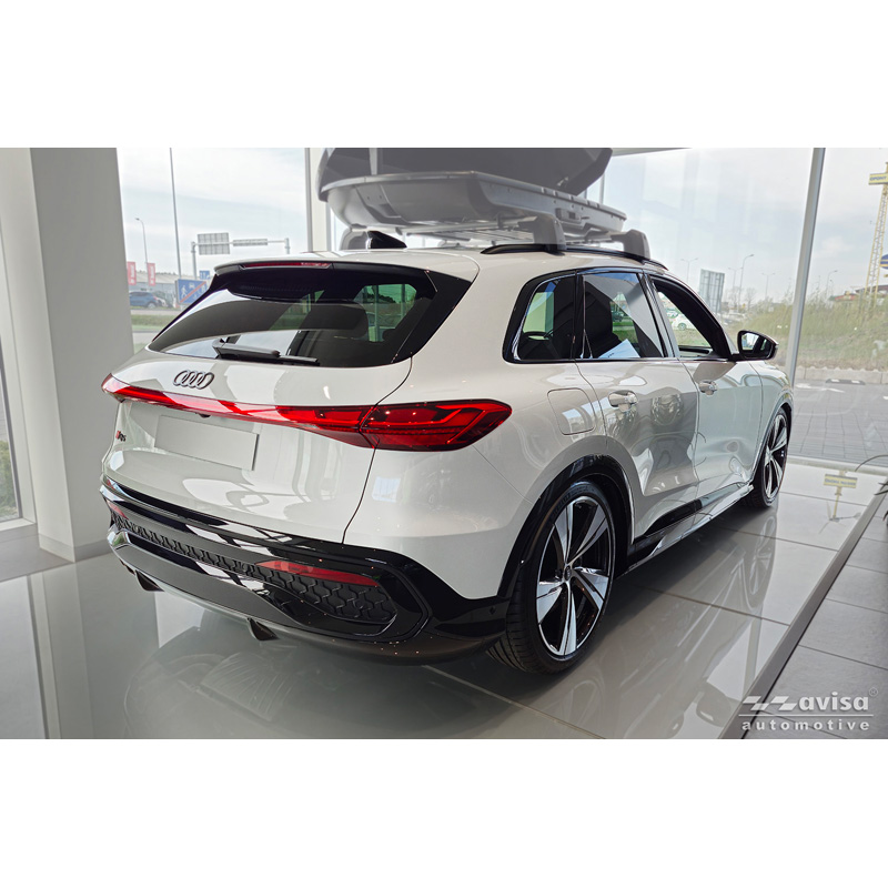 Avisa Chrome Stainless Steel Rear bumper protector  Audi Q5 (GUB) 2025- 'Ribs'