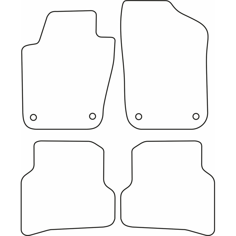 Automatten  Seat Ibiza 6J 3/5-deurs & ST 2008-2017