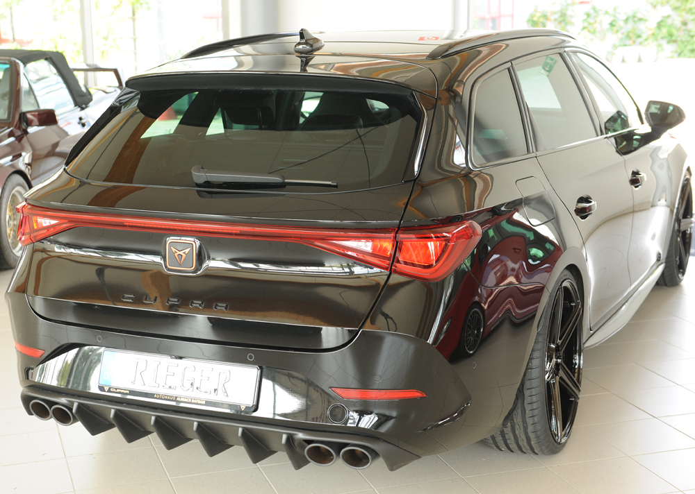 Achterdiffuser voor Cupra León (KL) met trekhaak (09.20-06.24)