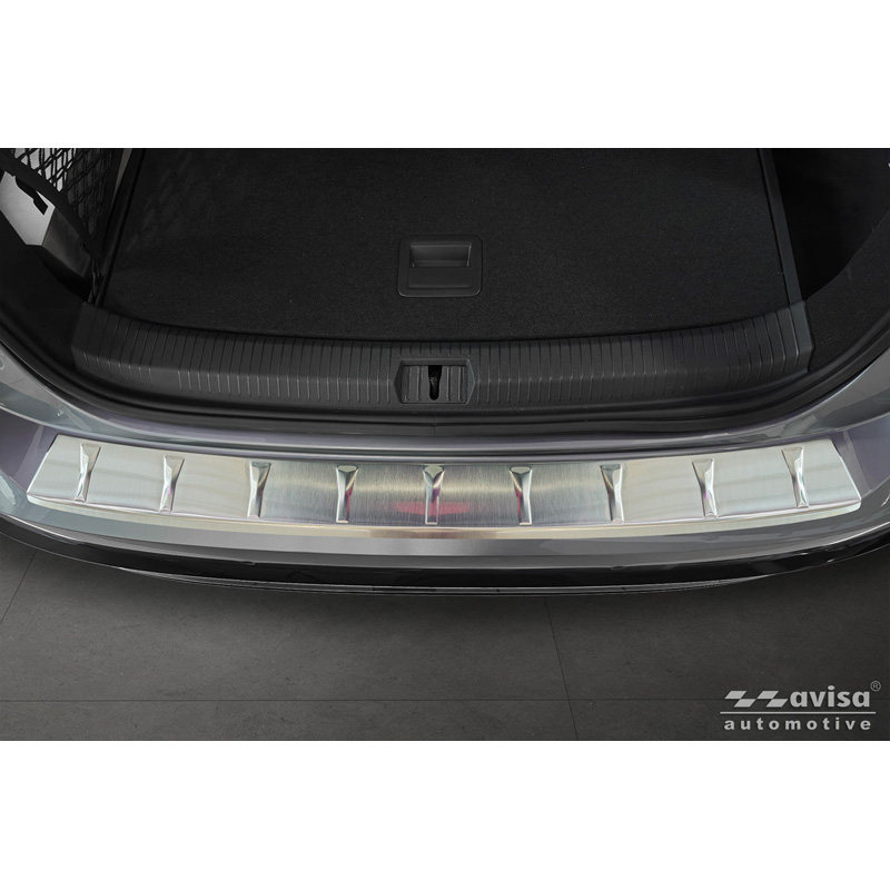 Stainless Steel Rear bumper protector  Volkswagen ID.7 Tourer 2024- 'Ribs'