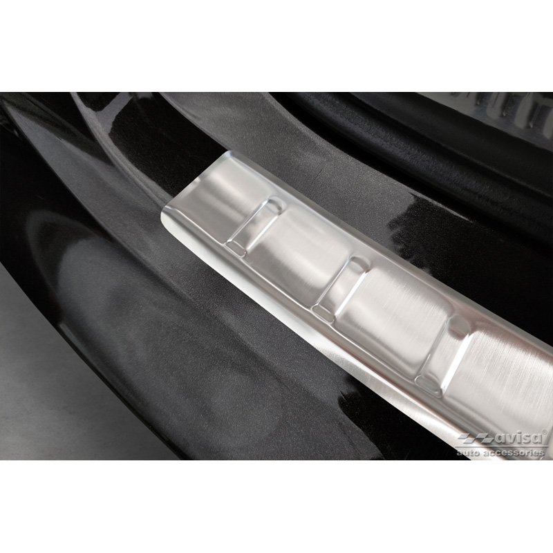 Stainless Steel Rear bumper protector  Audi A6 Allroad 2011-2018 'Ribs'