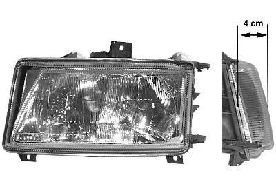 koplamp, Valeo, H4, links,-07/1996 Seat Inca, 1995-2003
