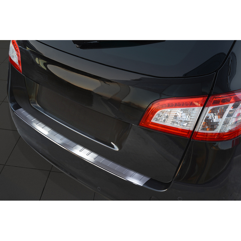 Stainless Steel Rear bumper protector  Peugeot 508SW 2011-2014 & Facelift 2014-2018 'Ribs'