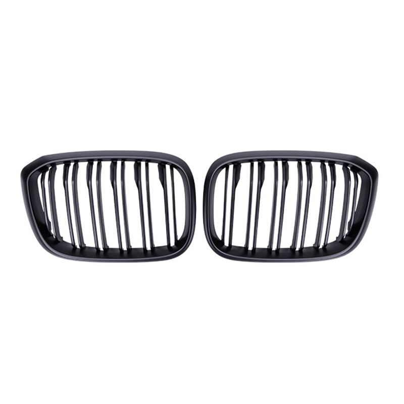 Grill Nieren BMW X3 G01 / X4 G02 Double Stripe M Design Piano Zwart OUTLET