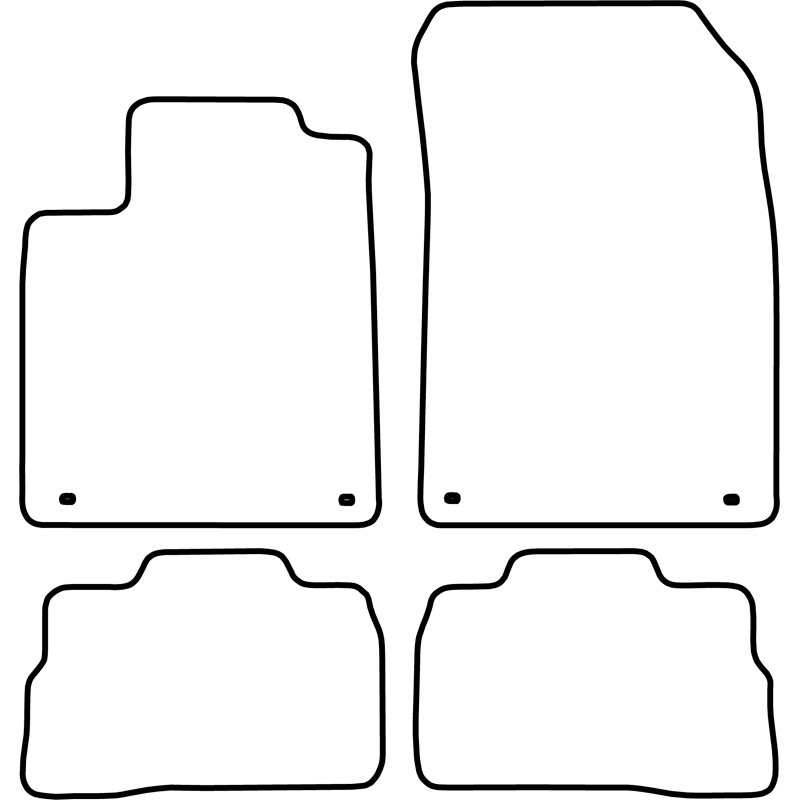 Set velour car mats  Suzuki Kizashi 2011-