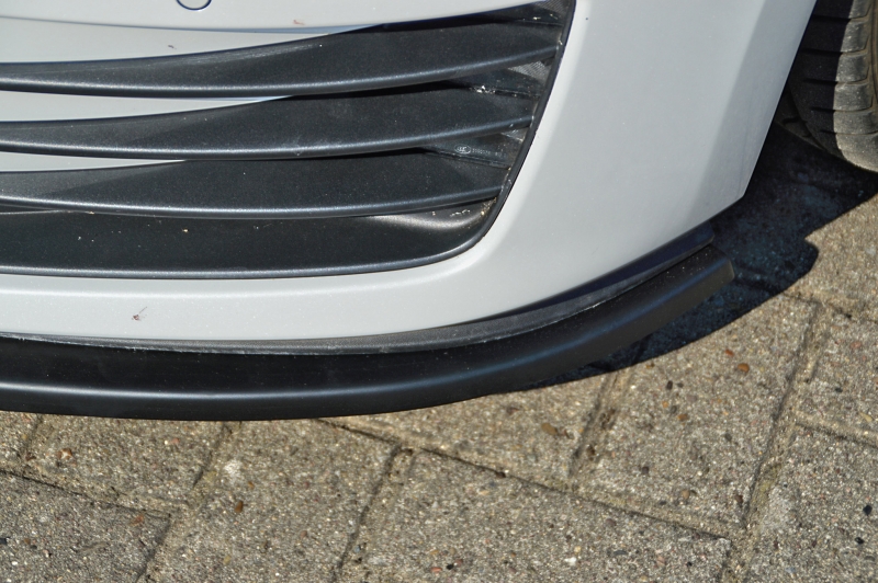 Voorspoiler Volkswagen Golf 7 GTI GTD 13-17 Glans Zwart