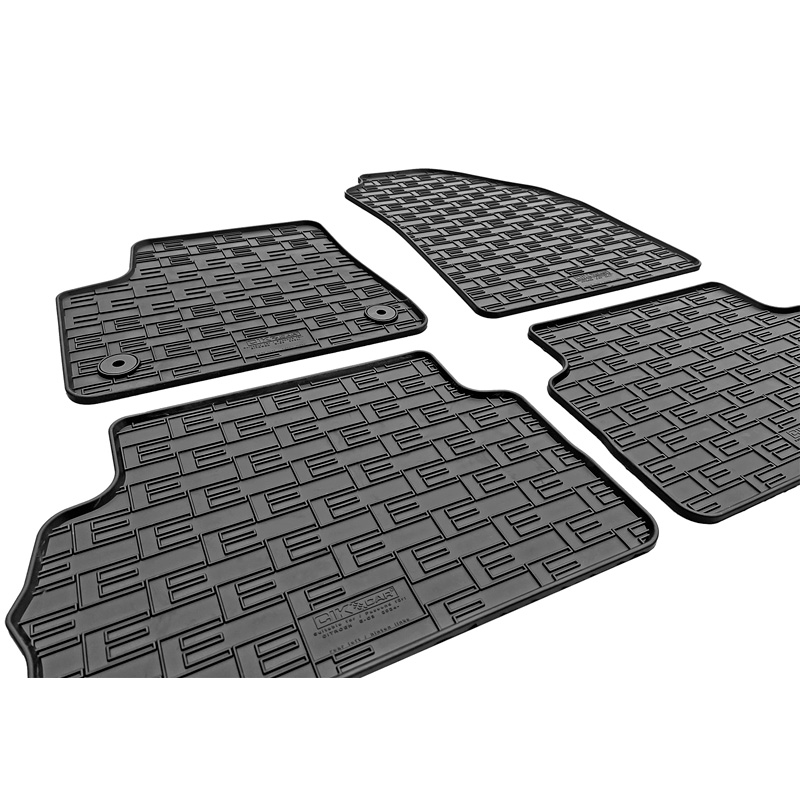 Rubber car mats set  Citroën e-C3 IV 2024- (4-pieces + fixing system)