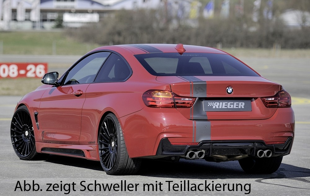 Zijskirts BMW 4 serie F32/F33/F36 M pakket Carbon look