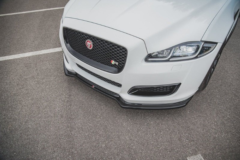 Voorspoiler Jaguar XJ X351 Facelift Glanzend Zwart