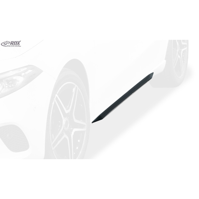 Side skirts 'Slim'  Mercedes A-Class W177 2018- (ABS glossy black)