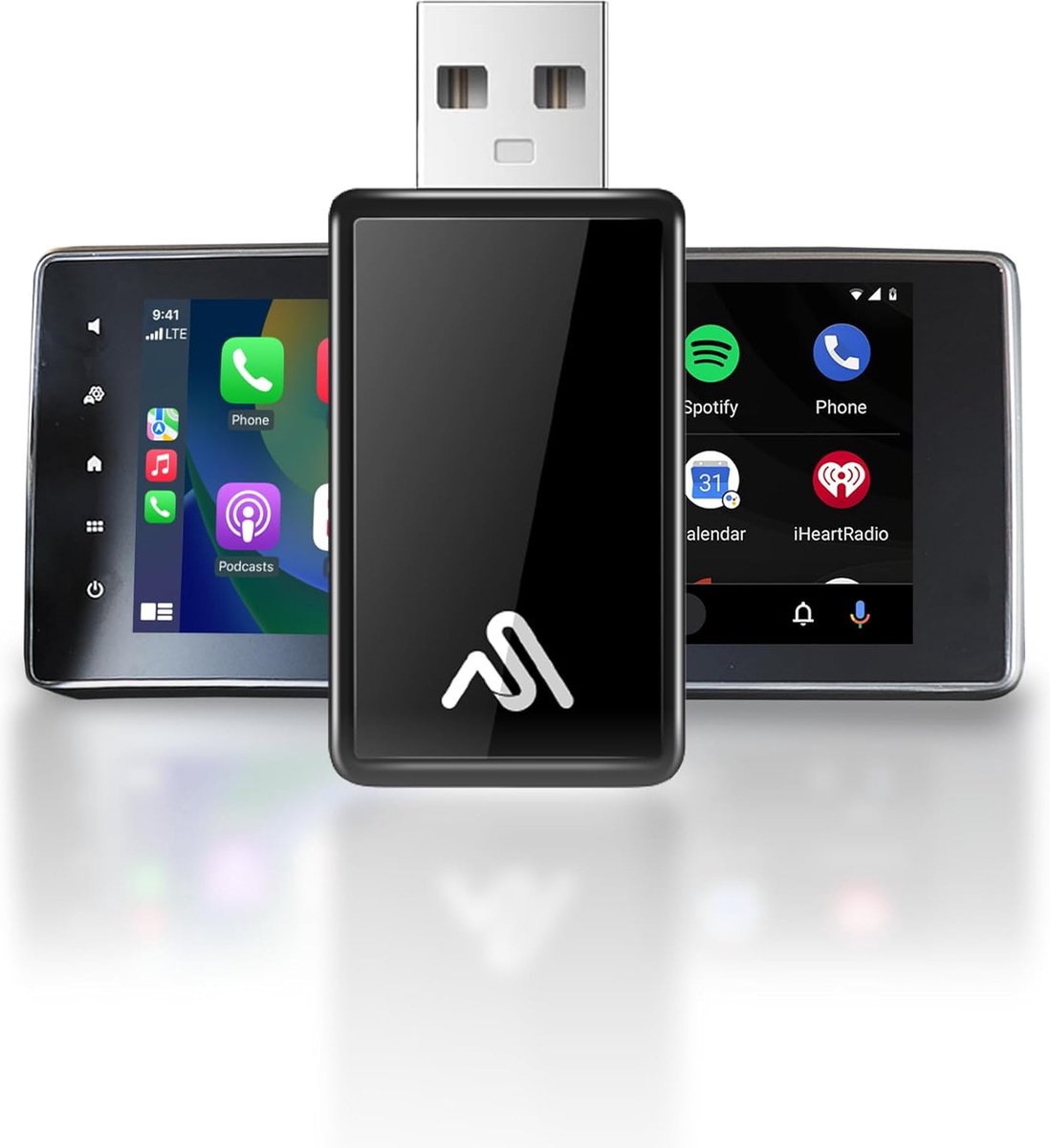 AutoSky WUA-8 - Draadloze CarPlay Adapter - Plug & Play - Compact Ontwerp