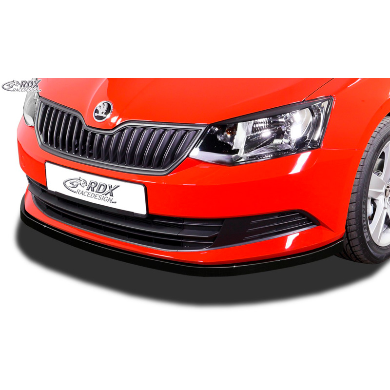 Front spoiler  Skoda Fabia III (NJ) 2014-2018 (ABS glossy black)