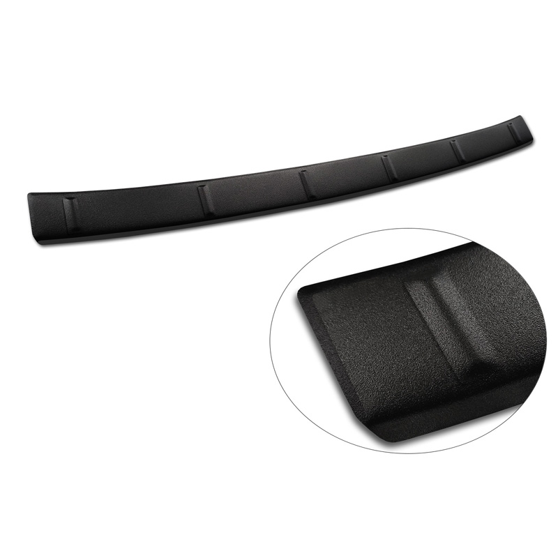 Matt Black Stainless Steel Rear bumper protector  Honda Civic XI HB 2022- 'Ribs'