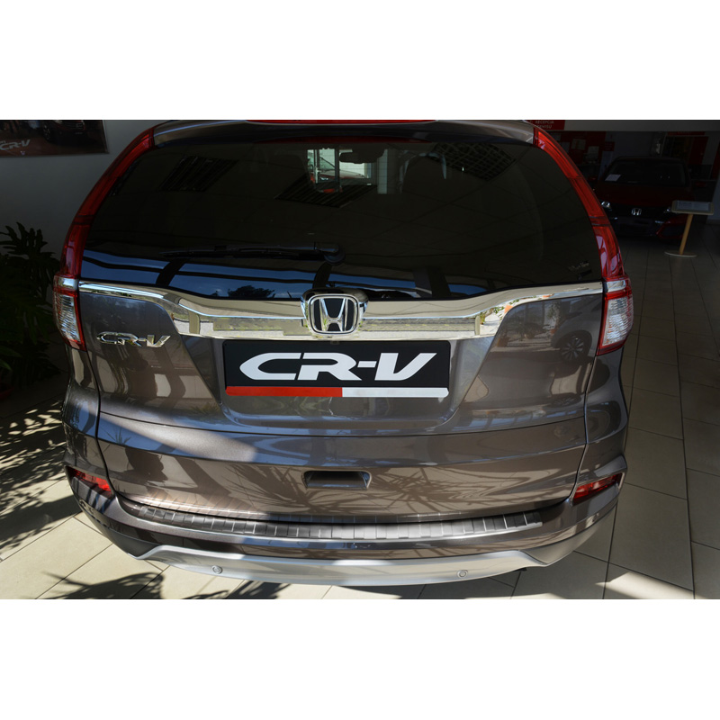 Stainless Steel Rear bumper protector  Honda CR-V Facelift 2015-2018 'Ribs'