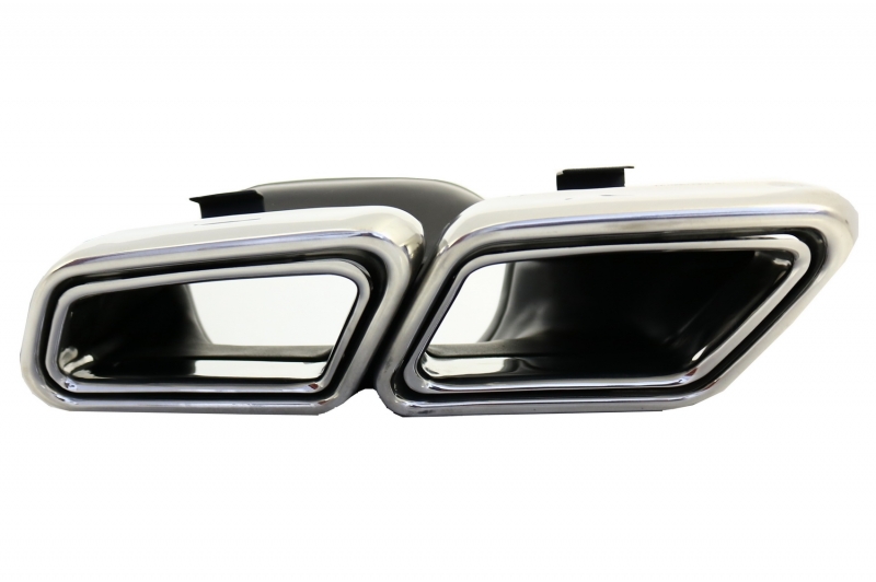 Exhaust Muffler Tips suitable for MERCEDES S-Class W222 E-Class W212 S212 Facelift CLS W218 SL-Class R231 E63 S63 SL65 A-Design