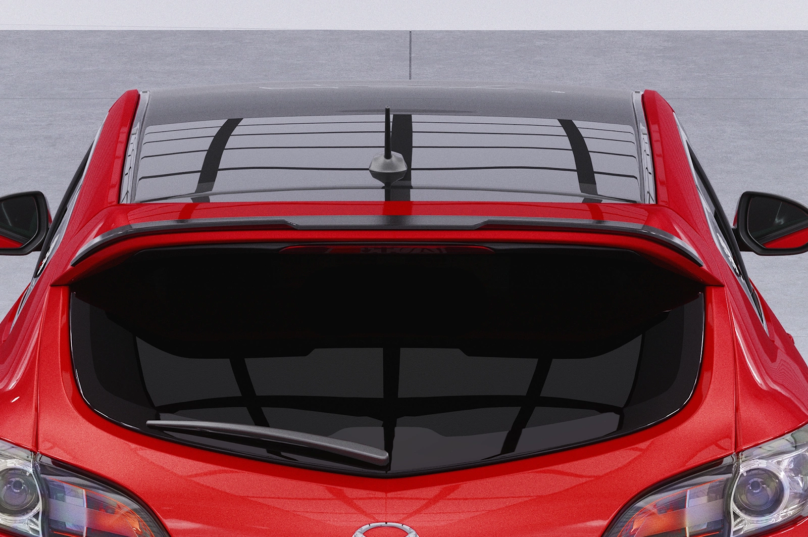 Achterspoiler Mazda 3 (Typ BL) MPS Glans Zwart 06/2009-10/2013 – CSR