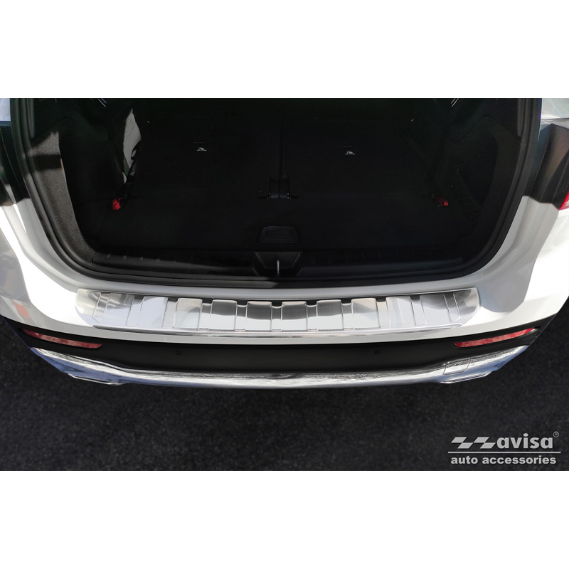 Stainless Steel Rear bumper protector  Mercedes GLB (X247) incl. AMG 2019- 'Ribs'
