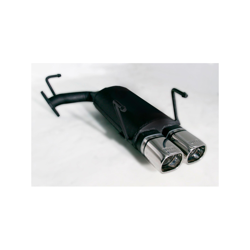 Sport exhaust  Toyota Corolla E10 HB 1.3i 55/65kW/1.6i 84kW 1992-1997 2x 80x65mm
