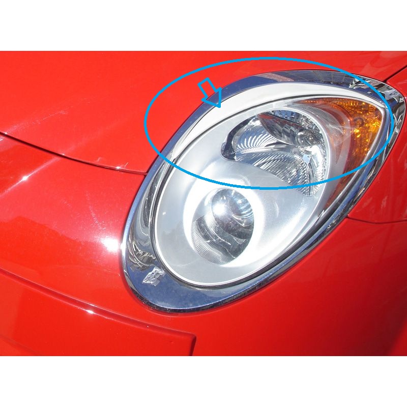 Koplampspoilers  Alfa Romeo Mito 2008- (ABS)