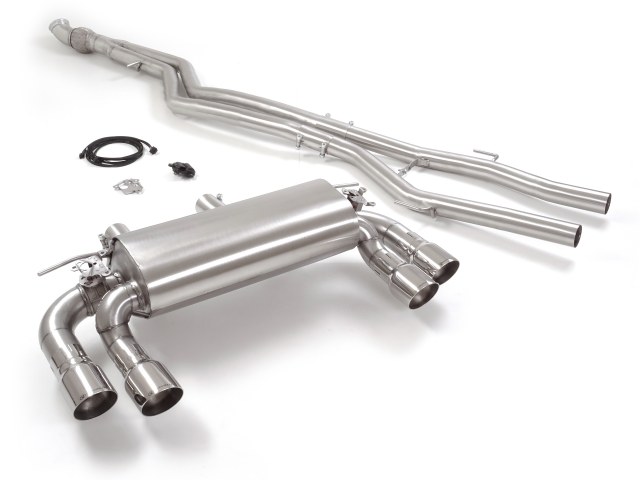 Cat-back systeem RVS Ragazzon BMW M2 F87 2015- gepolijsten sierstukken