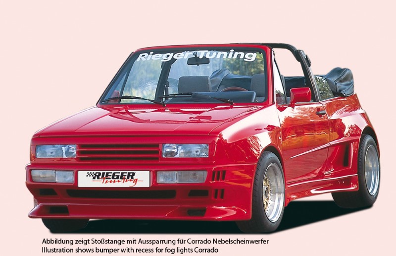 Frontbumper met mistlicht uitsparing Breedversie ll VW Golf I Po