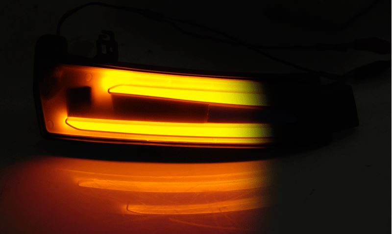 Side Mirror Turn Signals Mercedes W204 / W212 / W176 / W221 / X204 SMOKE LED Dynamic