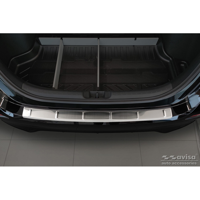 Stainless Steel Rear bumper protector  Honda Civic XI HB 2022- 'Ribs'