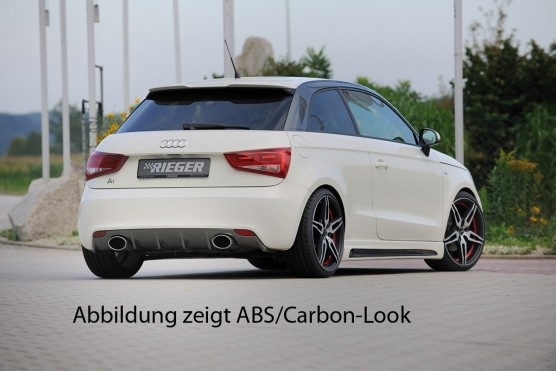 Rieger Achterbumper Diffusor Audi A1 8X 2010- Duplex