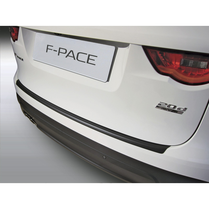 ABS Rear bumper protector  Jaguar F-Pace 3/2016- Black